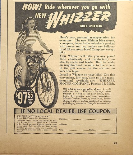Whizzer bike motor install - whizzer, on