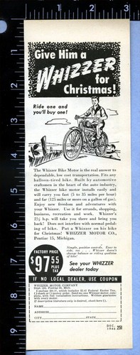 Whizzer bicycle motor - whizzer,