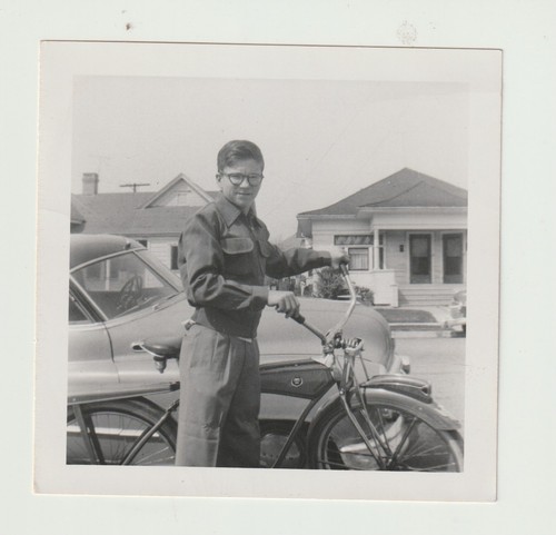 Vintage photo snapshot young - vintage,