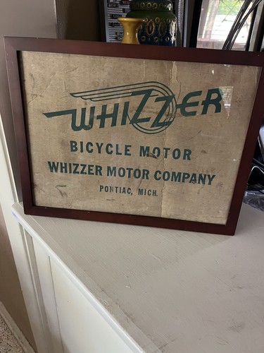 Vintage whizzer bicycle - vintage, motor